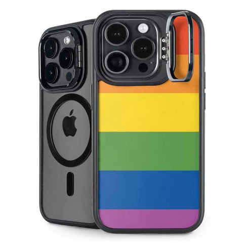 The Rainbow Flag iPhone 16 Pro Kickstand Case